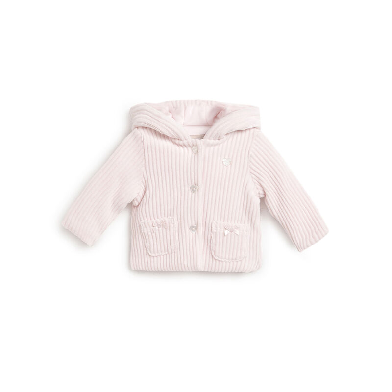 Girls Light Pink Embellished Sweatshirt image number 0